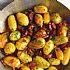 Gebakken aardappelen met chorizo en spek