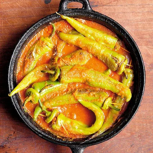 Paprika's gevuld met gehakt