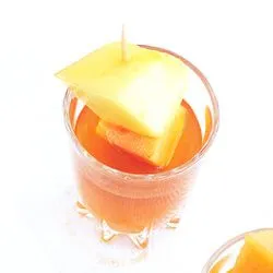 Tip: Meloenblokjes in sherrysiroop (tapas)