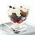 Roggebroodtoetje met rood fruit