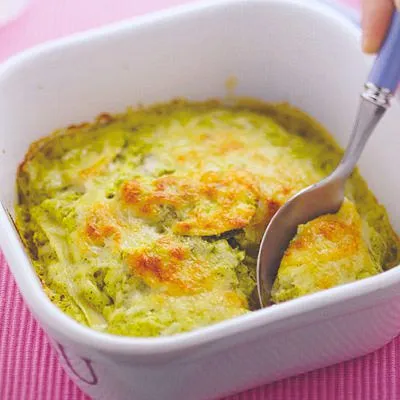Lasagne met courgettesaus