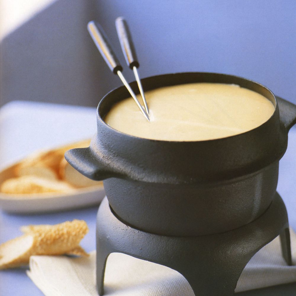 Zuigeling Patriottisch moe Kaasfondue klassiek - recept - okoko recepten