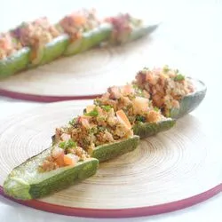 Tip: Gevulde courgette met gehakt en Parmezaanse kaas