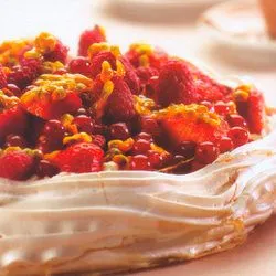 Tip: Meringue van rood fruit en passievruchten