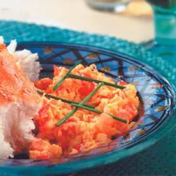 Tip: Roerei met tomaat en pimientos