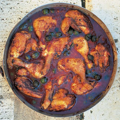 vergelijking stel je voor zegen Jamie Oliver: pollo alla cacciatora (jagersstoof van kip) - recept - okoko  recepten