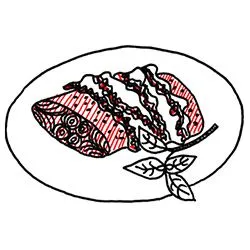 Tip: Zalm uit de oven met pesto en rauwe ham