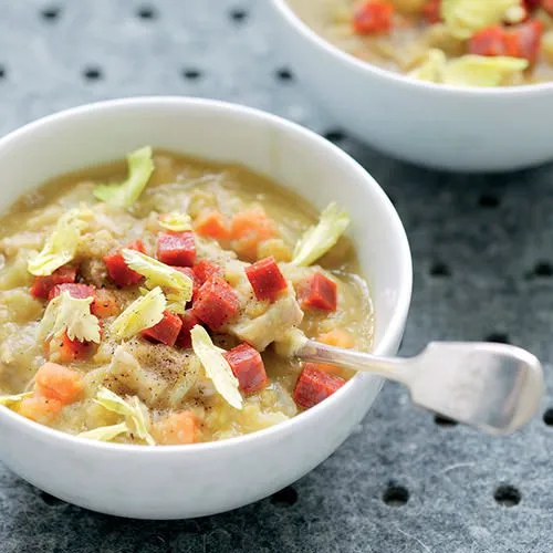 Erwtensoep met chorizo