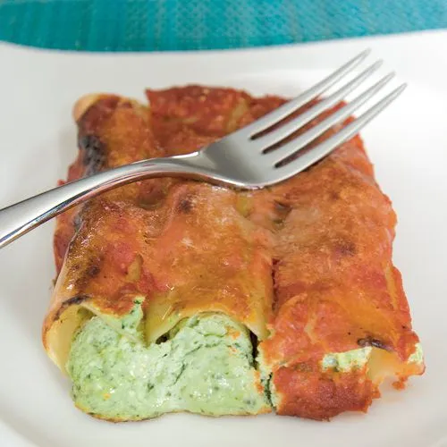 Cannelloni met courgette, ricotta en kruiden