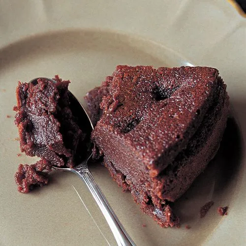 Chocoladetaart van pure chocolade