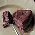 Chocoladetaart van pure chocolade