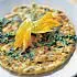 Frittata met prei en Parmezaanse kaas