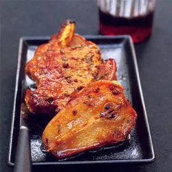 Tip: Karbonade in peper-honingmarinade met peren in zoete azijn