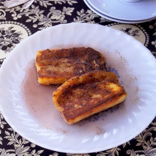 Wentelteefjes met port (rabanadas)