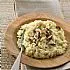 Risotto met gorgonzola en hazelnoten