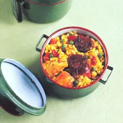 Tip: Snelle paella met chorizo en kip