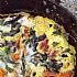 Frittata met trompettes de mort en cantharellen van The River Cafe