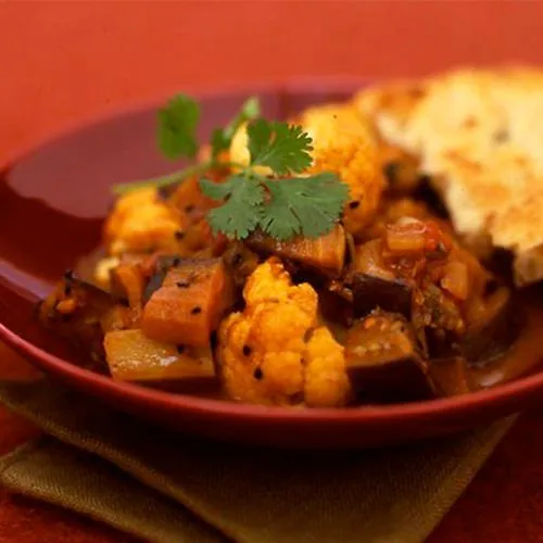 Bloemkool balti uit de slow cooker