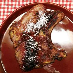 Tip: Karbonade met mosterd, bruine suiker en rucola stamppot