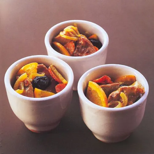 Tajine van kalfsvlees met wortels