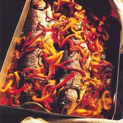 Tip: Forel met paprika uit de oven