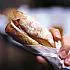 Sandwich met kaas, ansjovis en geroosterde paprika's