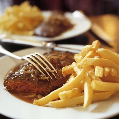Biefstuk met sjalottensaus