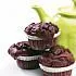 Chocolade muffins met pecannoten