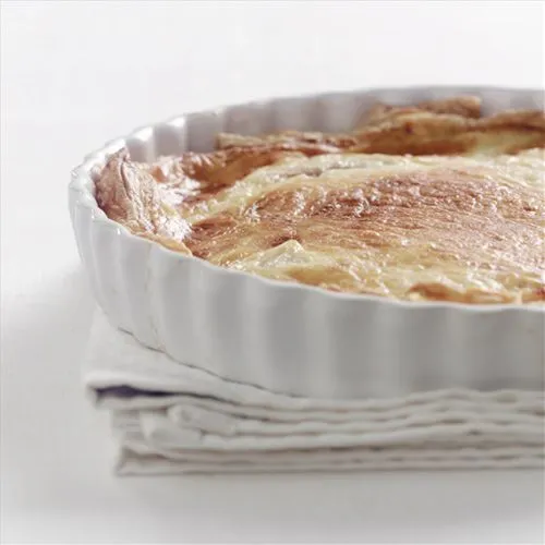 Quiche met asperges en gerookte forel
