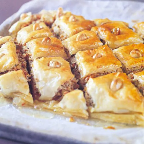 Baklava met noten