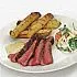 Perfect gegrilde steak met witlofsalade en frites
