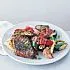Entrecote met basilicum en oregano en gegrilde groenten