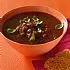 Recept Tomatensoep met aubergine, basilicum en kaaskoekjes