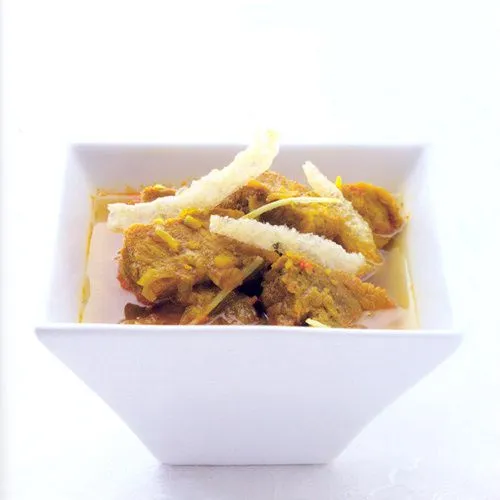 Thaise curry met varkensvlees en gember