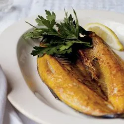 Tip: Gordon Ramsay: gegrilde kippers (warmgerookte haringen)