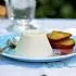 Panna cotta met gebakken nectarines