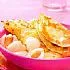 Oosterse flensjes met lychees