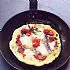 Pan pizza met tomaat en mozzarella