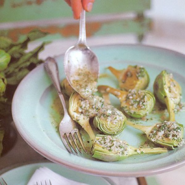 Artisjokken met vinaigrette recept okoko recepten