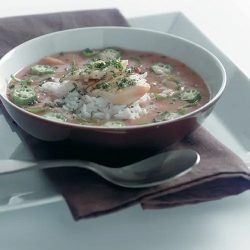Kippensoep uit Louisiana (chicken gumbo)