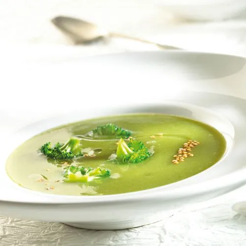 Broccolisoep uit de stoomoven