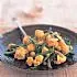 Roergebakken bloemkool, choy sum en kousenband
