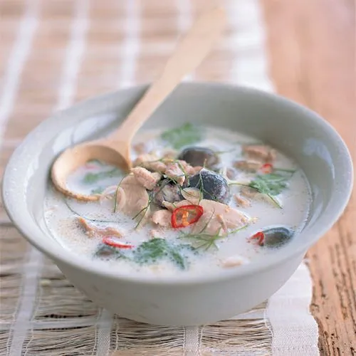 Thaise kippensoep met galanga (tom kha gai)
