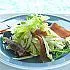Koolsalade van Chinese kool met pastrami