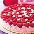 Lichte cheesecake met frambozen
