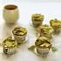 Recept Cupcakes van groene thee met glazuur van roomkaas en chocolade