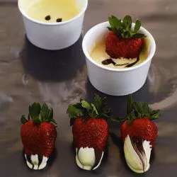 Tip: Aardbeien met chocolade