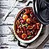 Goulash van biefstuk en kastanjechampignons