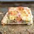Witloftaart met ham en kaas