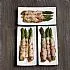 Groene asperges met gerookte ham en Parmezaanse kaas